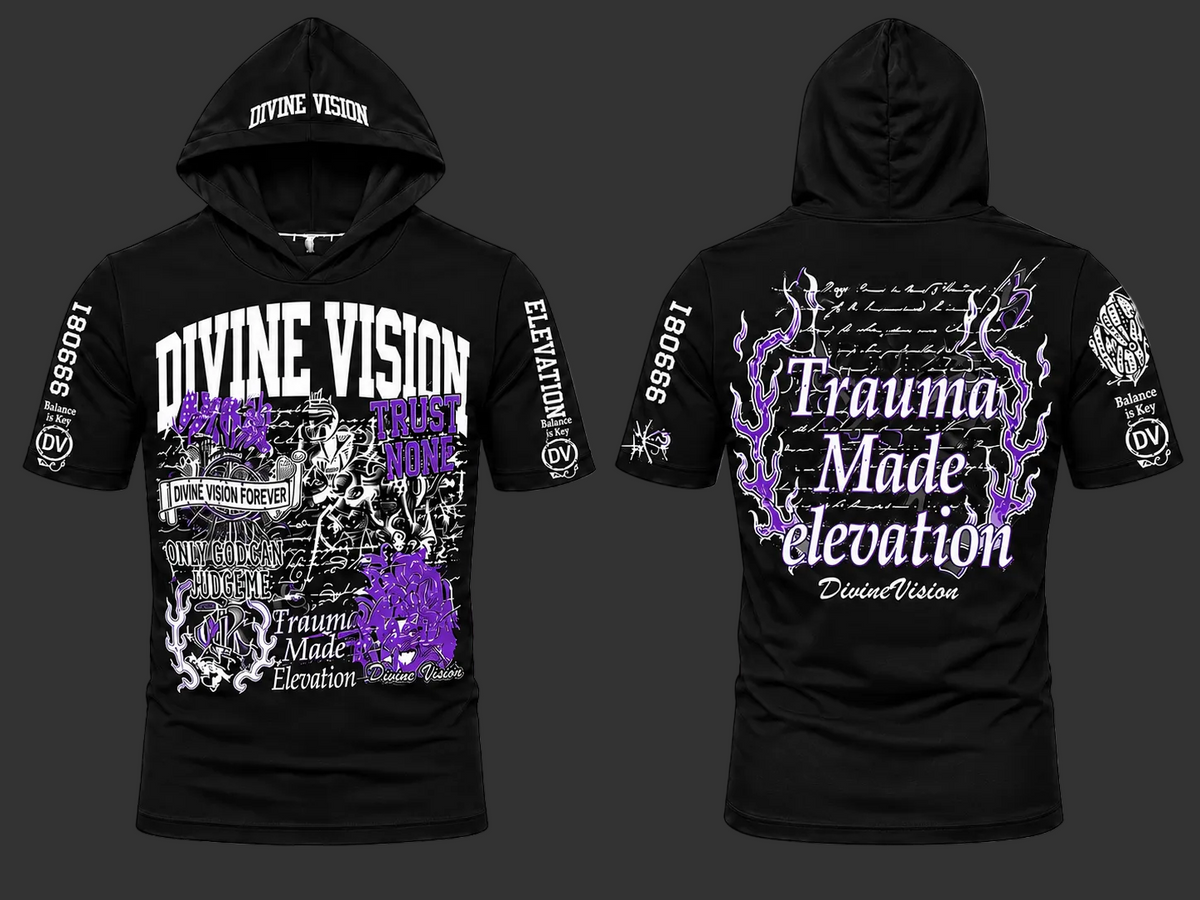 Trauma Made Elevation Athletic Tee with Hood