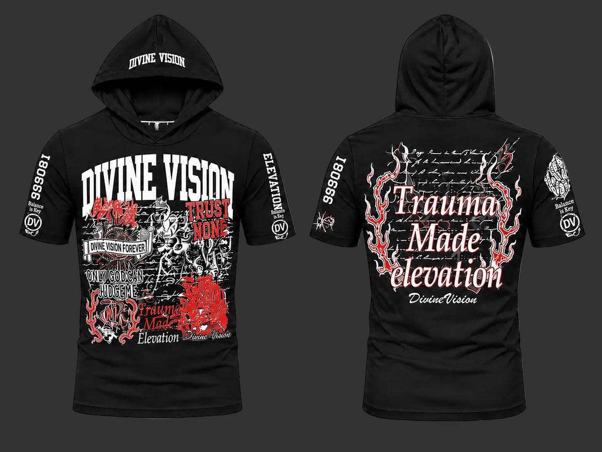 Trauma Made Elevation Athletic Tee with Hood