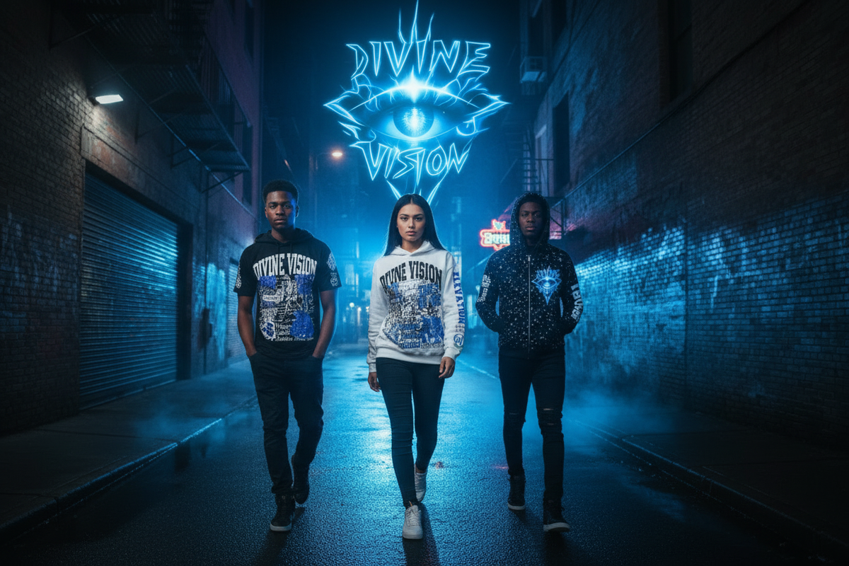 Divine Vision Banner - Walking with Products